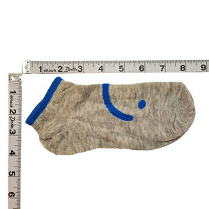 5 Pairs Tutuanna Socks - Gray & Blue Smiley